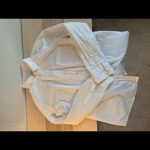 White button down